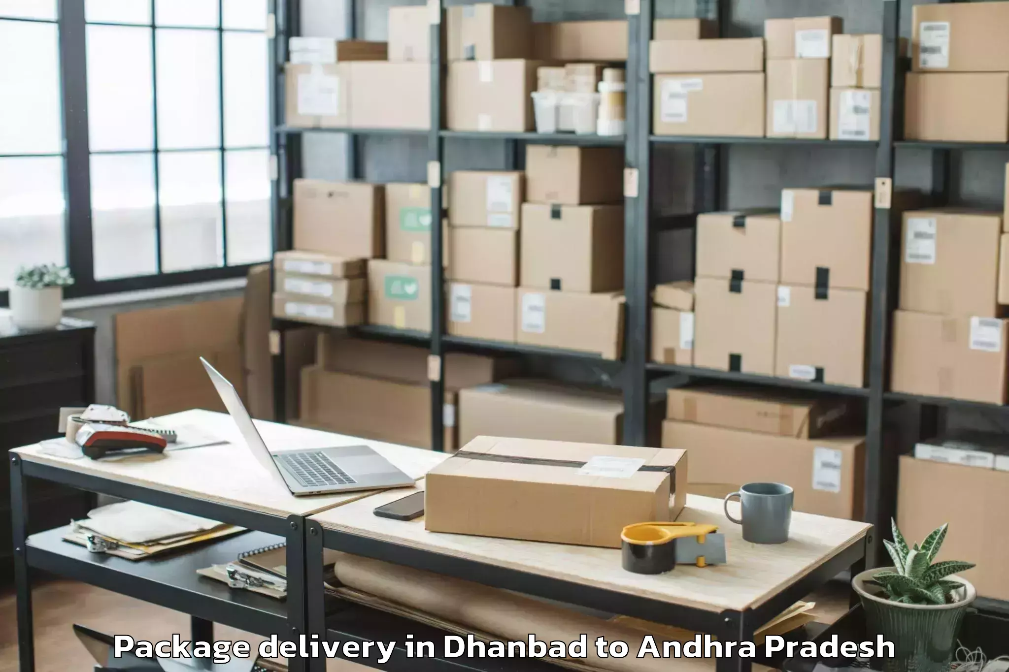 Easy Dhanbad to Chinturu Package Delivery Booking